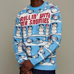 TOPMAN sweater with snowman